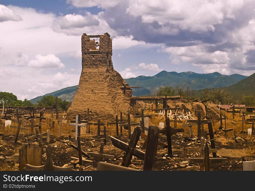 Ruins of the Old San Geronimo Church at Taos Pueblo. Ruins of the Old San Geronimo Church at Taos Pueblo