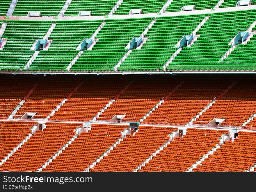 Armchairs  at the stadium