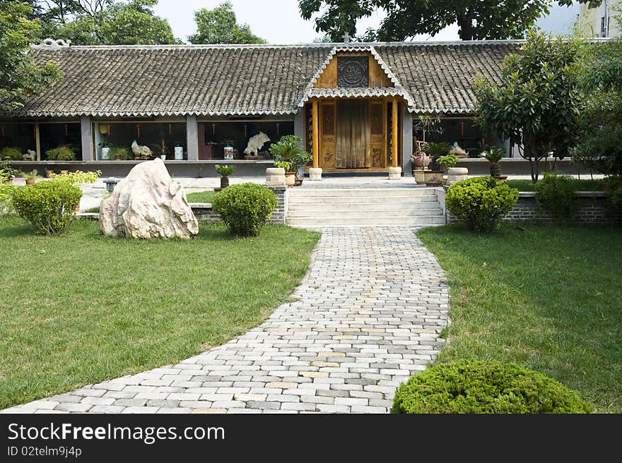 Teahouse in garden