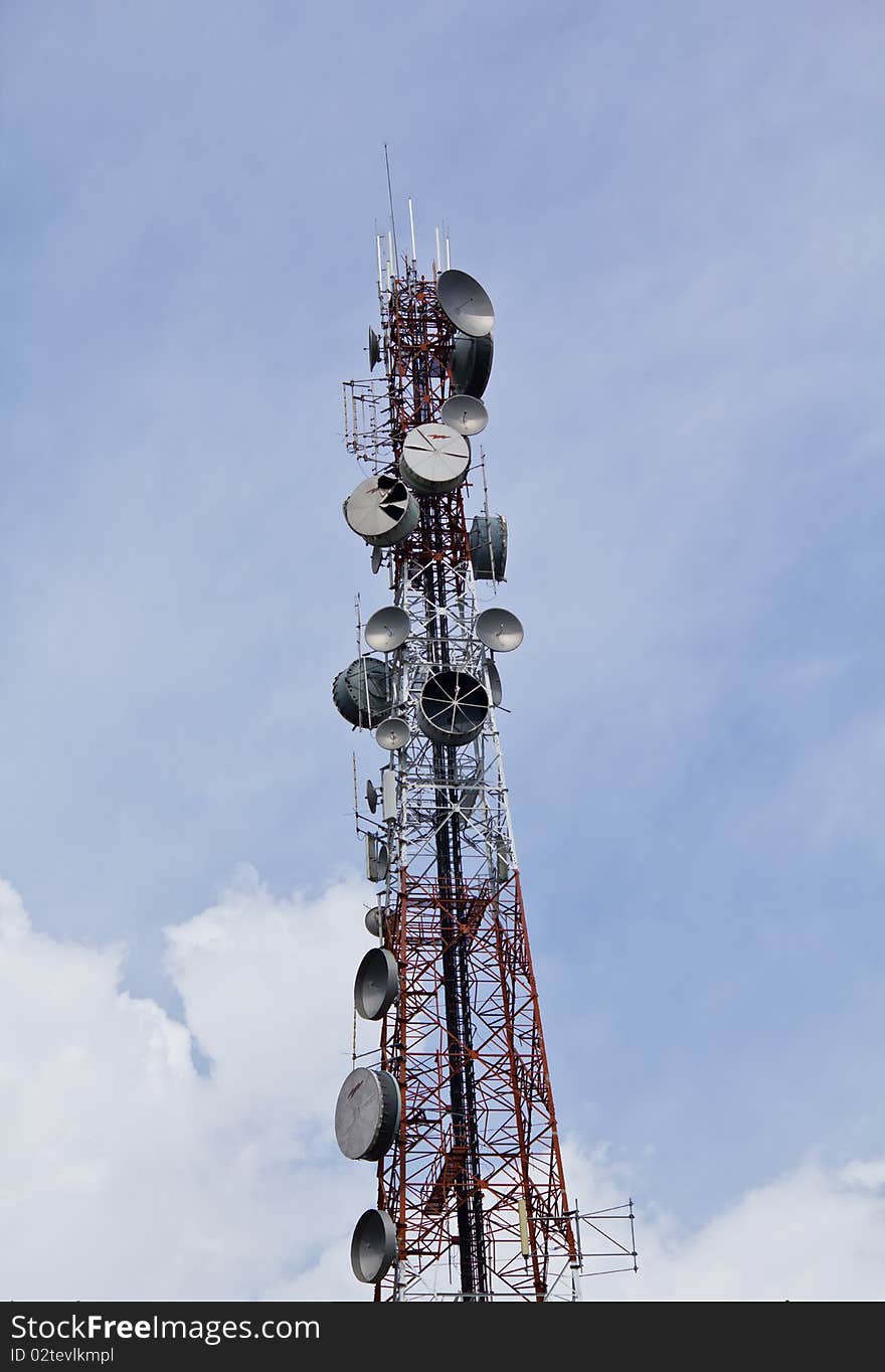 Communication Tower for Telecommunication data by Telephone