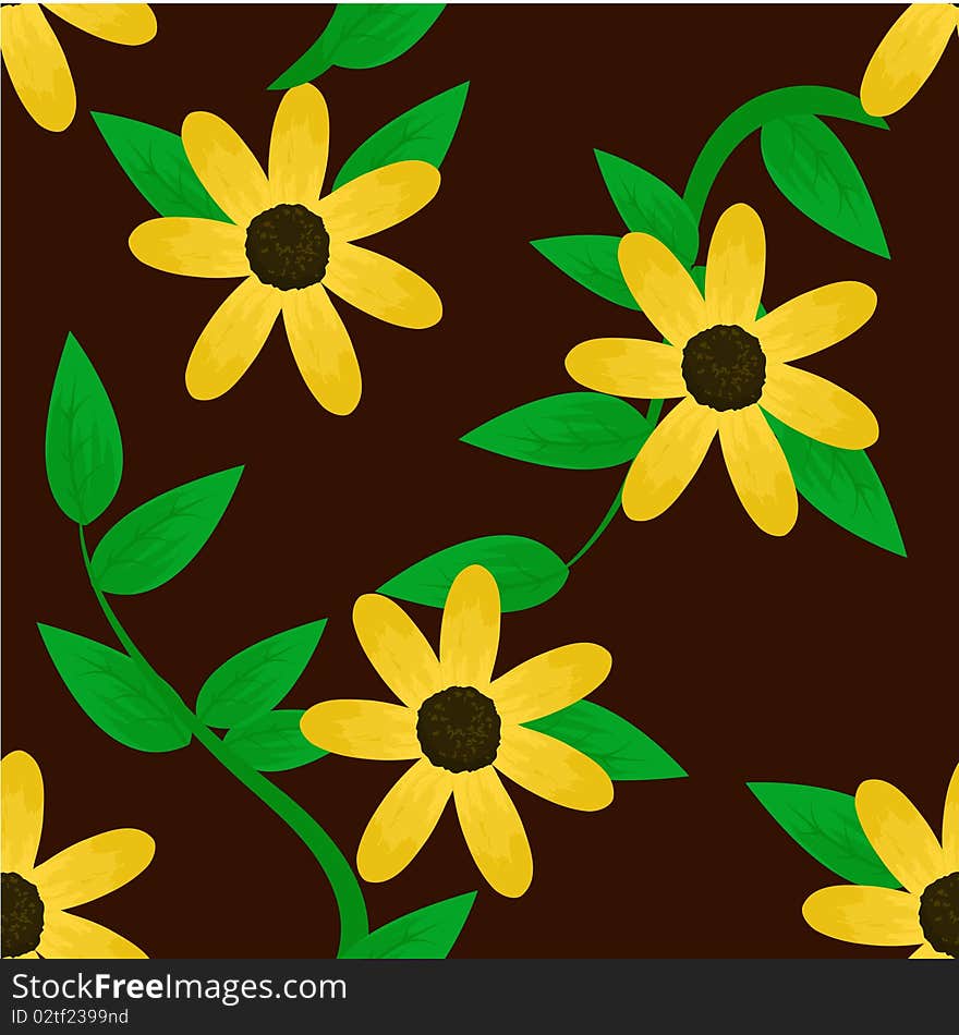 Floral patterns for wallpaper, curtains, present paper and others. Floral patterns for wallpaper, curtains, present paper and others