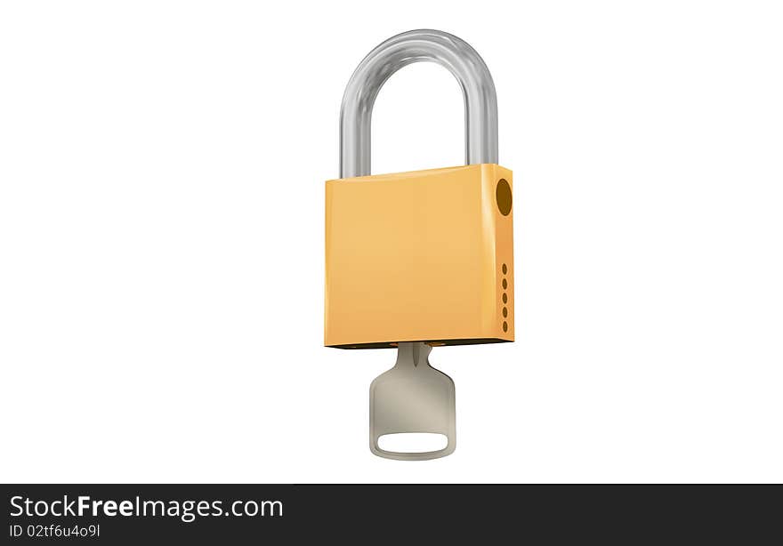 Brass Padlock