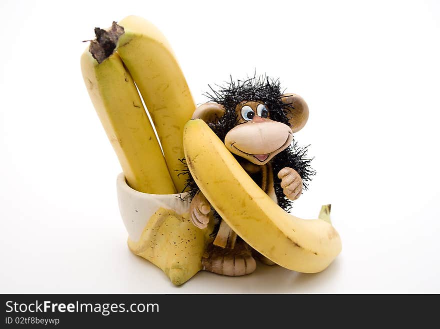 Monkey with bananas