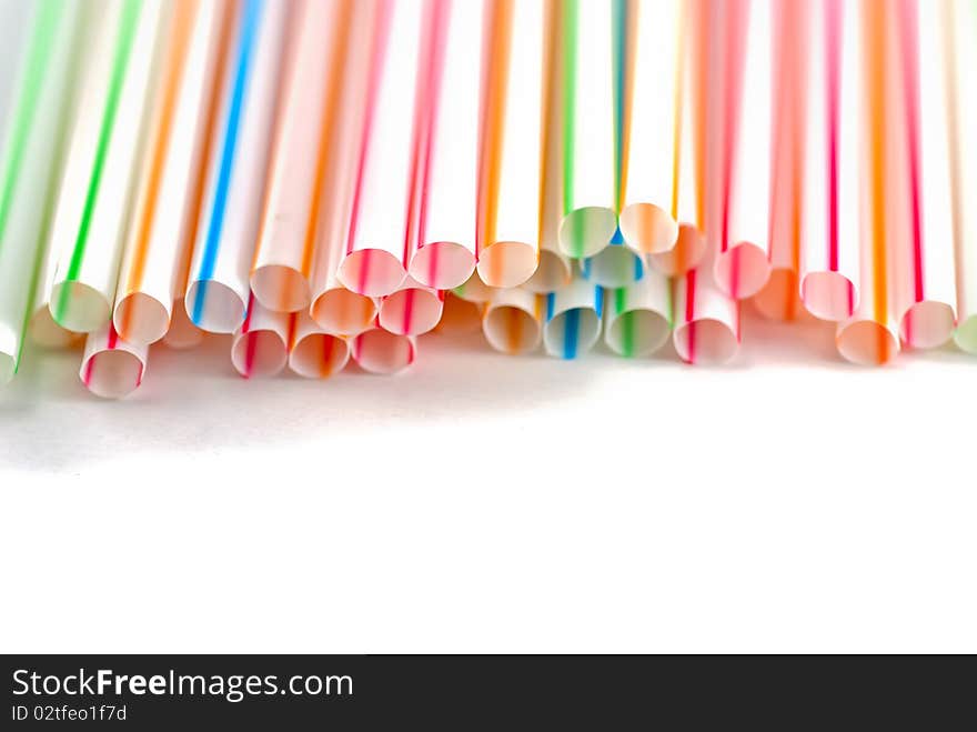 Drinking Straws Close Up