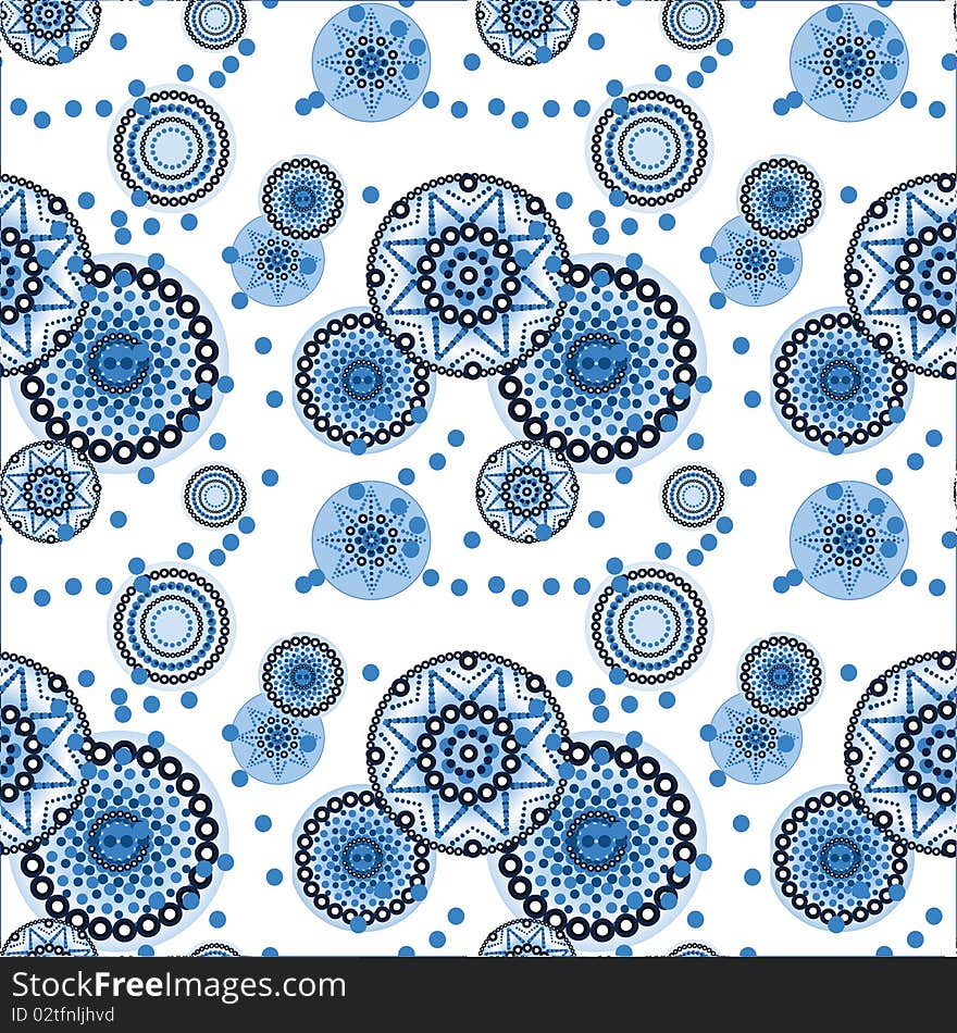 New background, beautiful snowflakes on a blue background, seamless pattern. New background, beautiful snowflakes on a blue background, seamless pattern.