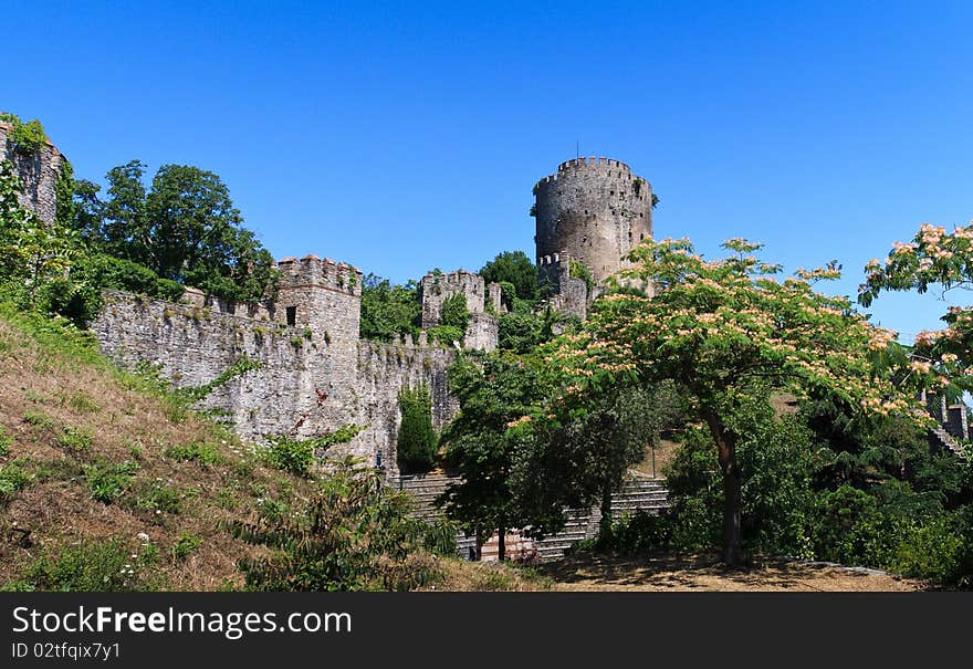 Old Fortress in Istanbul, Turkey