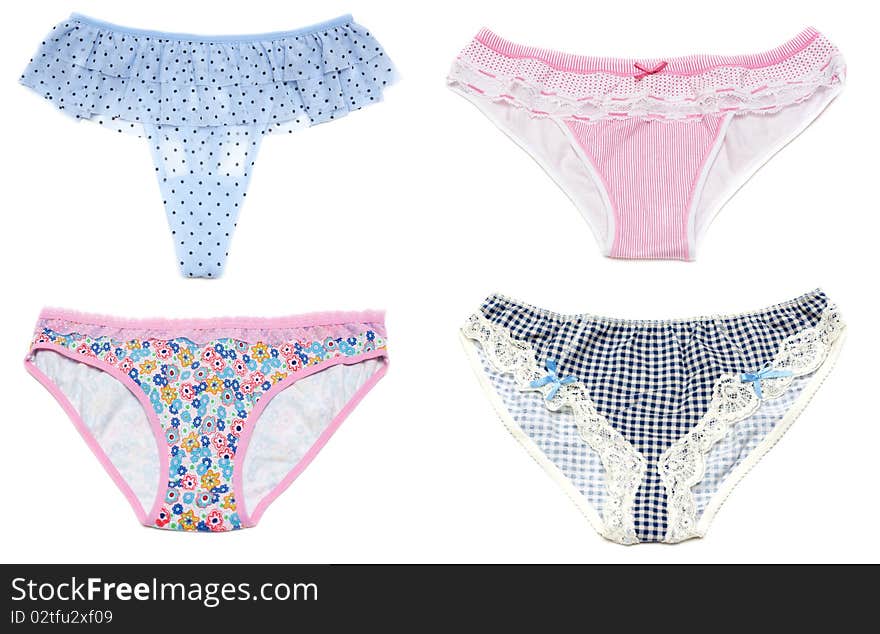 Collage feminine panties