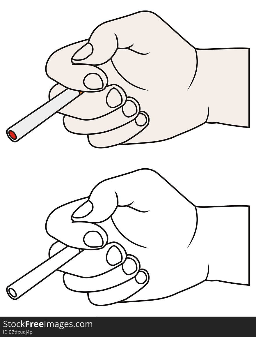 Hand With A Cigarette