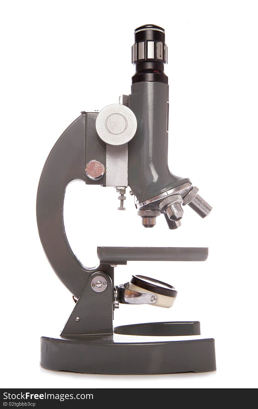 Scientific Microscope isolated