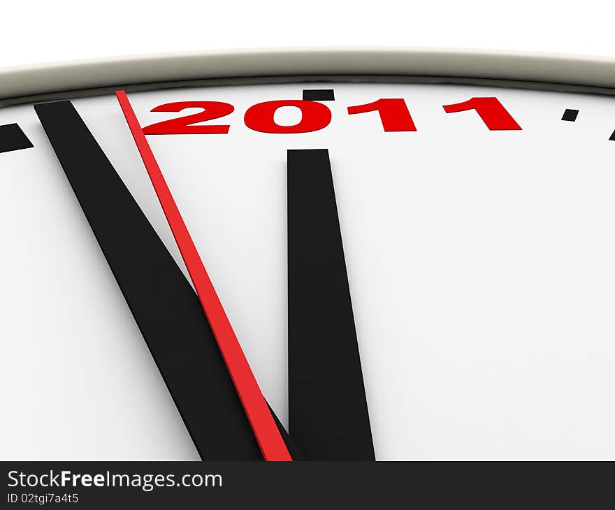 New Year s clock