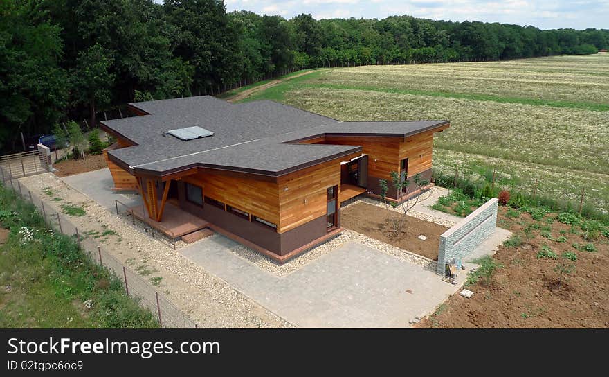 aerial building construction