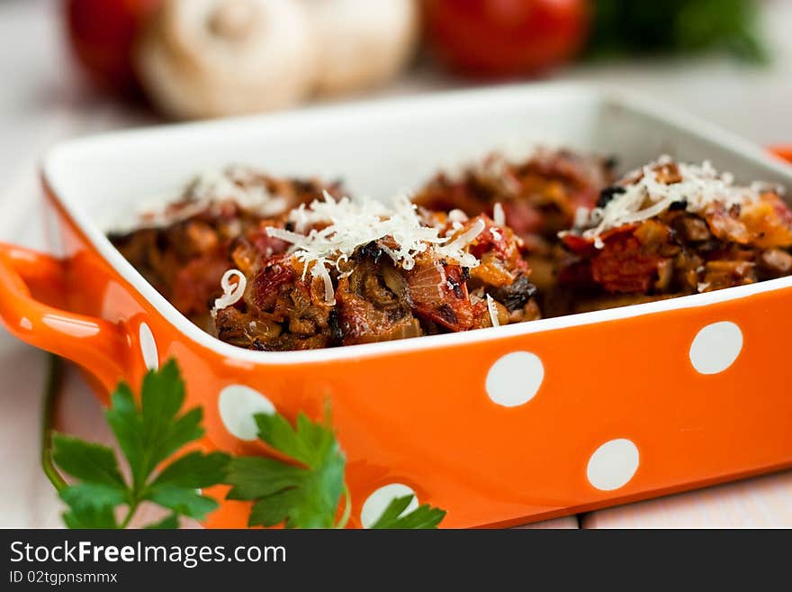 Stuffed mushrooms