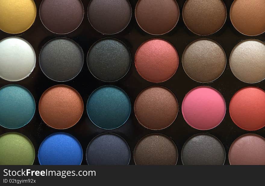 colorful eye shadows background, make-up,. colorful eye shadows background, make-up,