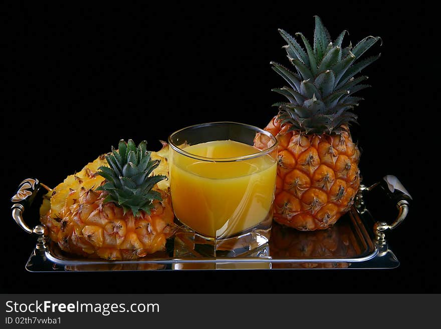 Pineapple Juice With Pineapple