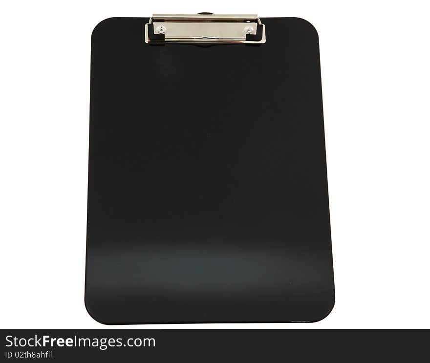 Black Clipboard On White