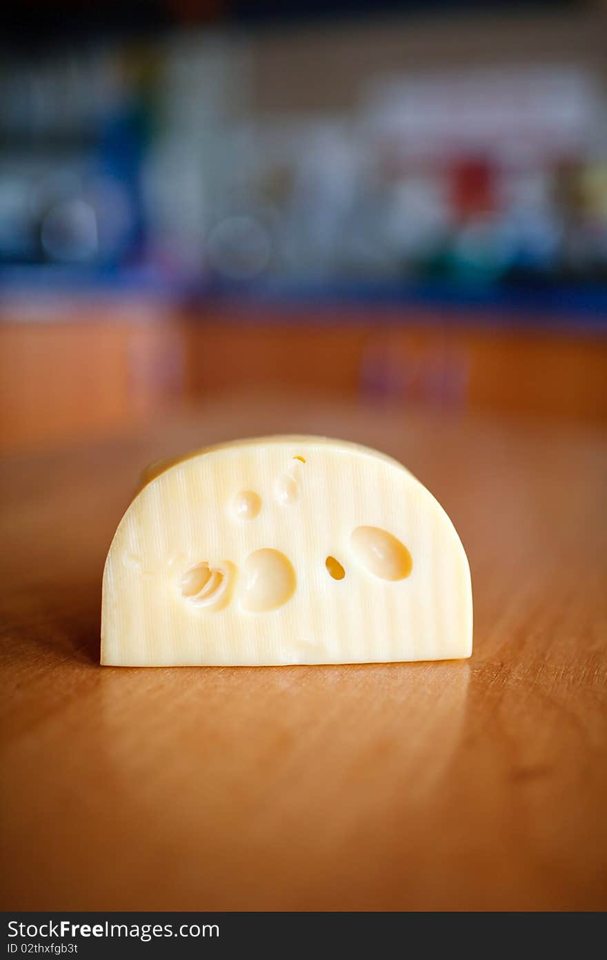 Slab of cheese