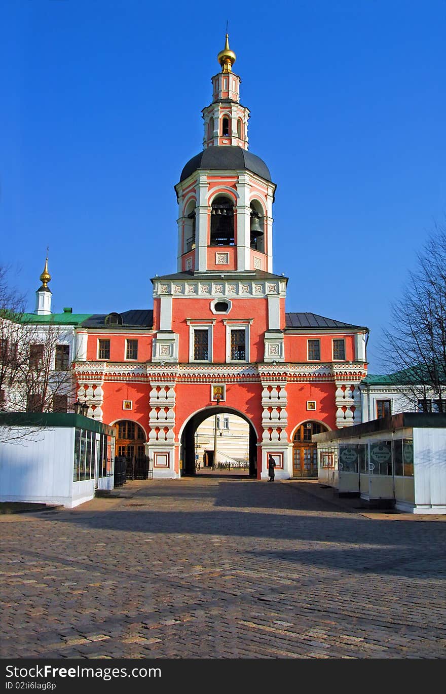 Cathedral on the area in Moscow. Cathedral on the area in Moscow