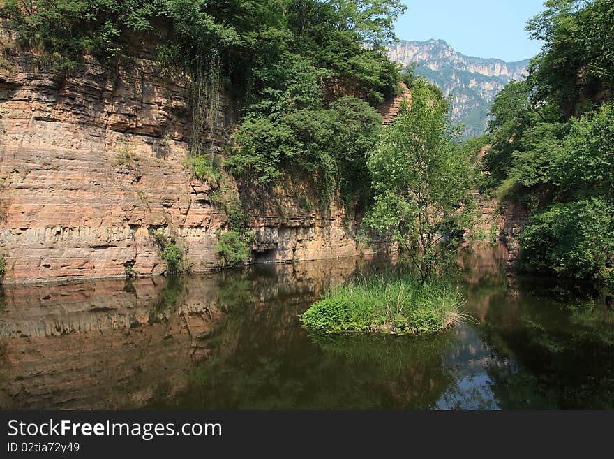 Guoliang village in henan province of China