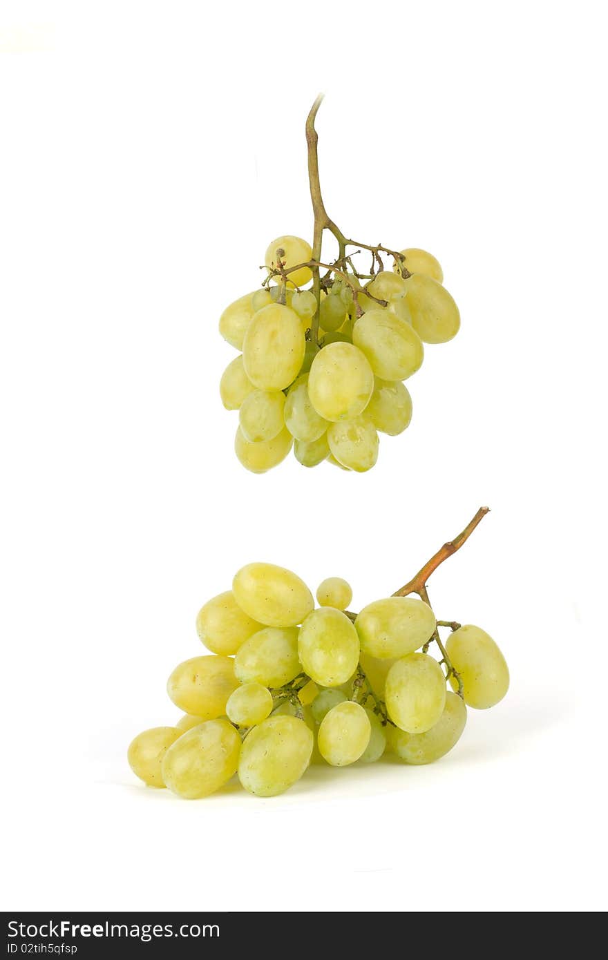 Grape isolated on white background.