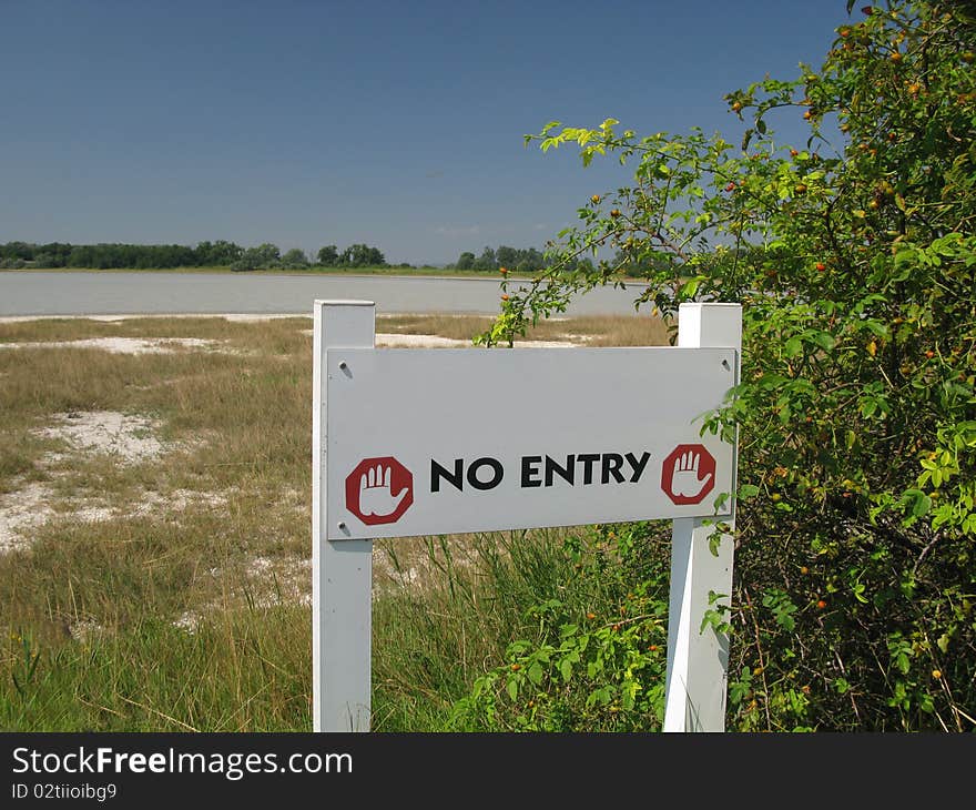 No Entry Sign - dangerous area