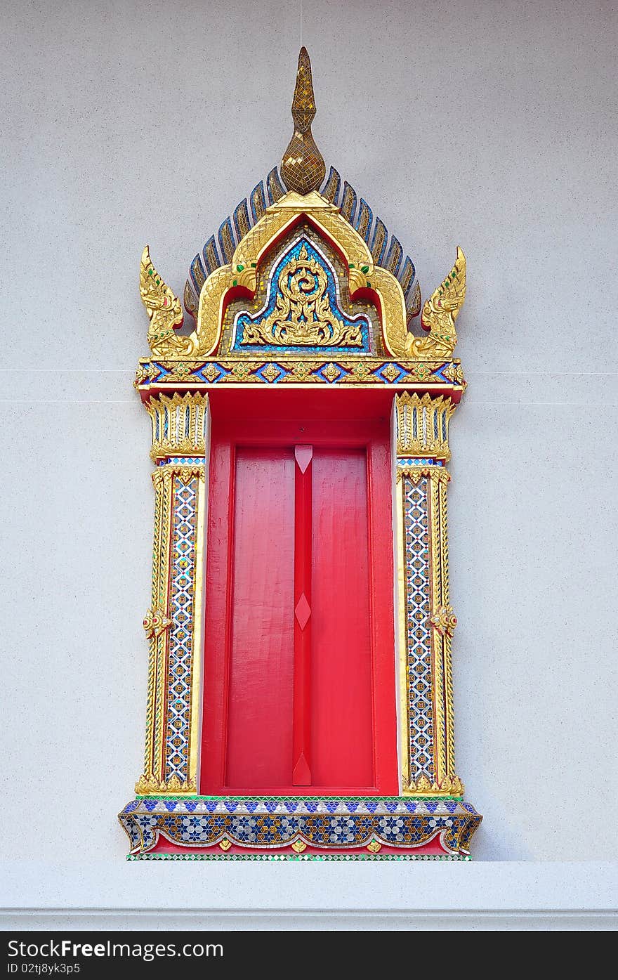 Thai classic architecture in temple. Thai classic architecture in temple.