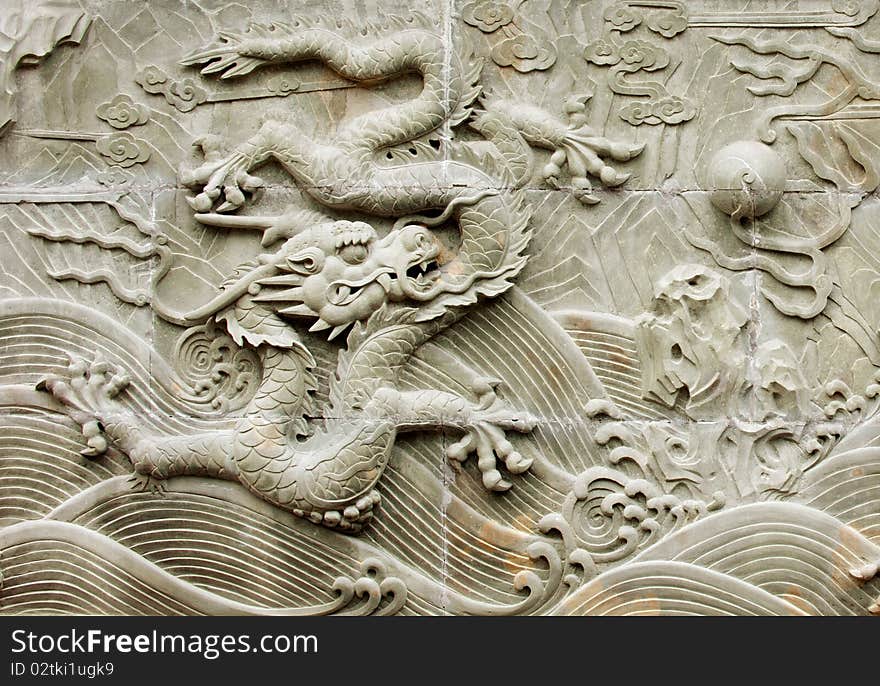 Chinese Dragon S Relief