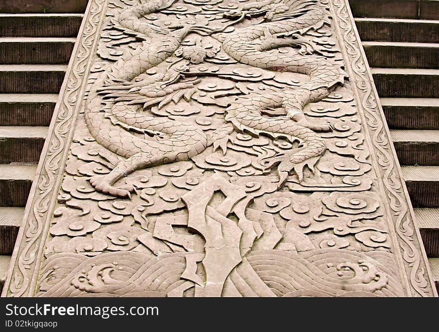 Chinese Traditional Dragon Relief