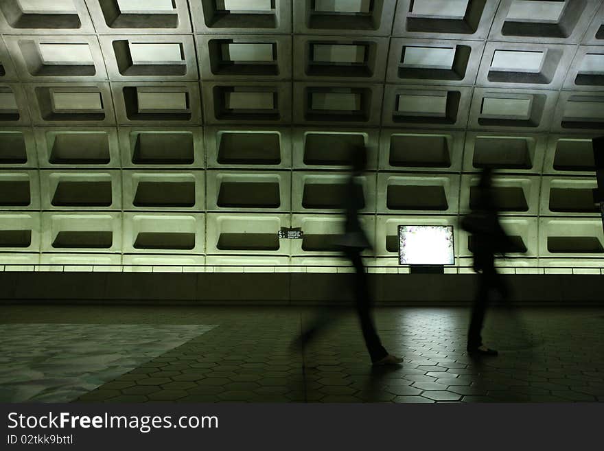 People In Metro Station