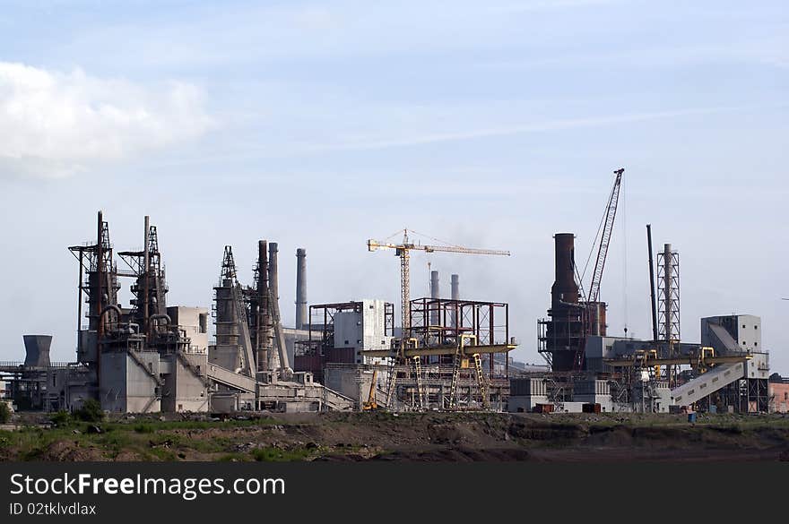 Construction of new workshop on the plant