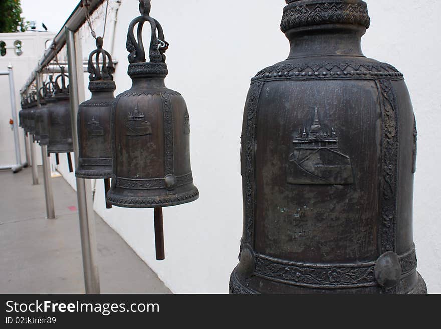 The bells in the temple, the bell is symbol temple. The bells in the temple, the bell is symbol temple.