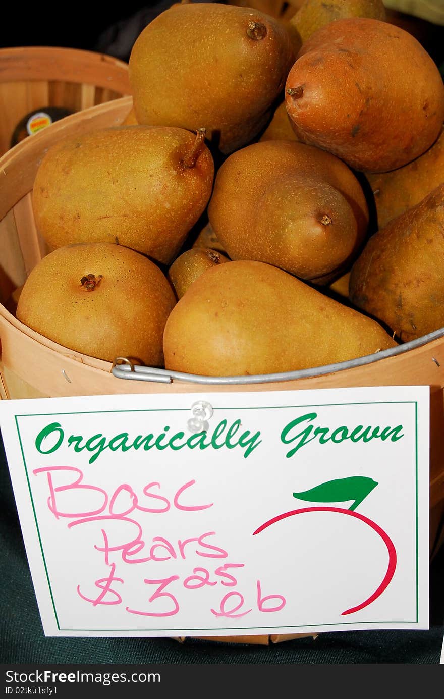 Organic Pears