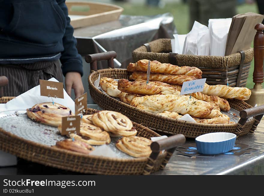 Croissants and breads