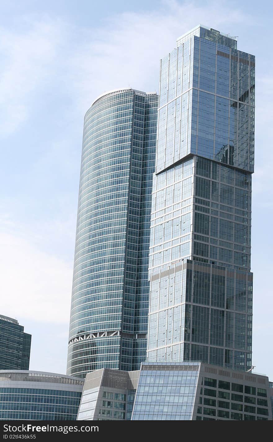 Skyscrapers in the Moscow City