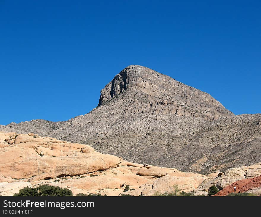 Rock in Red Rock Canyon Nevada