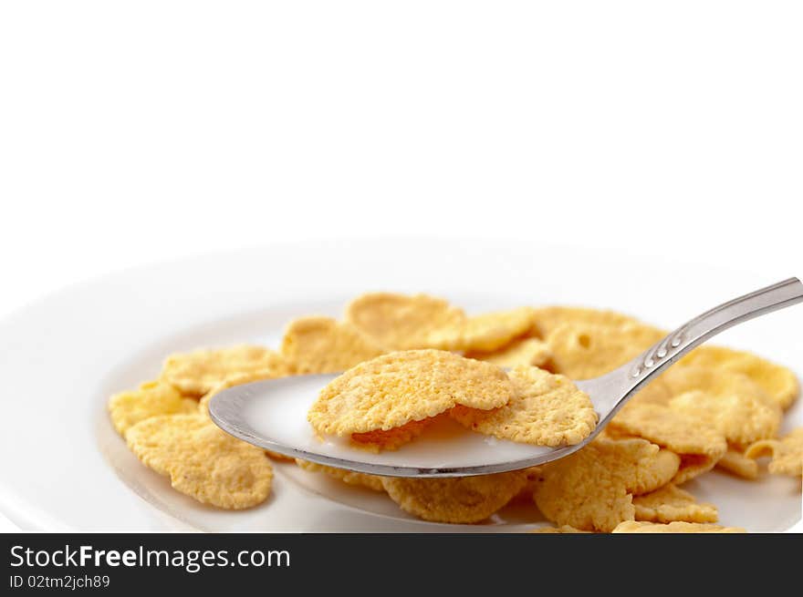 Cornflakes with milk