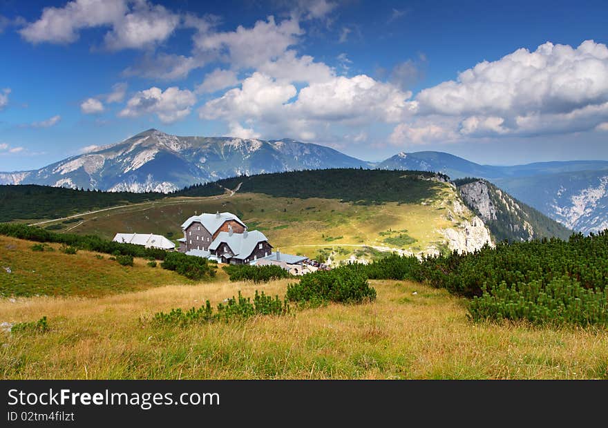 Otto mountain hut in Rax Alps - Lower Austria