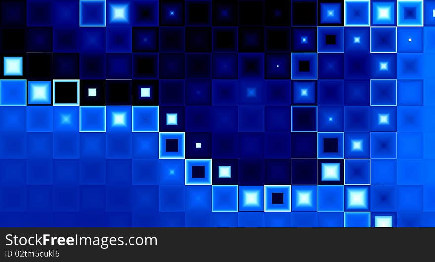 Blue rectangles background