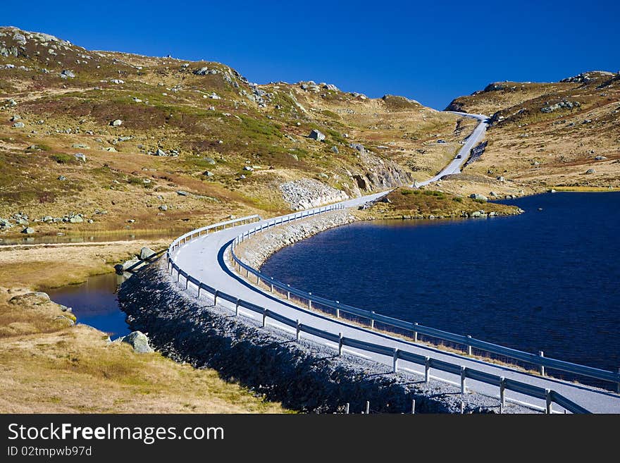 Mountain range in Norway