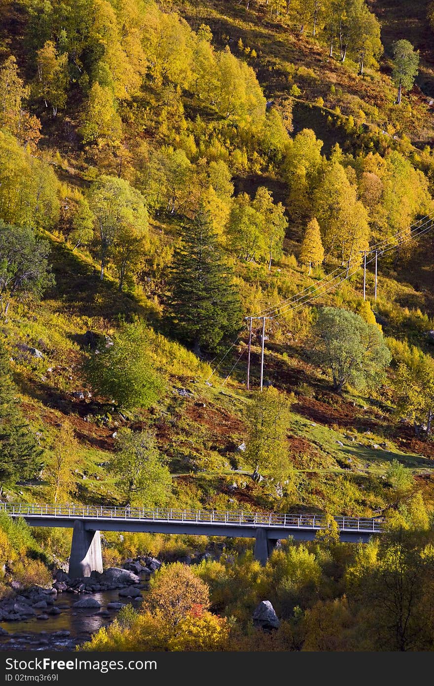 Landscape of Southern Vestlandet, Norway. Landscape of Southern Vestlandet, Norway