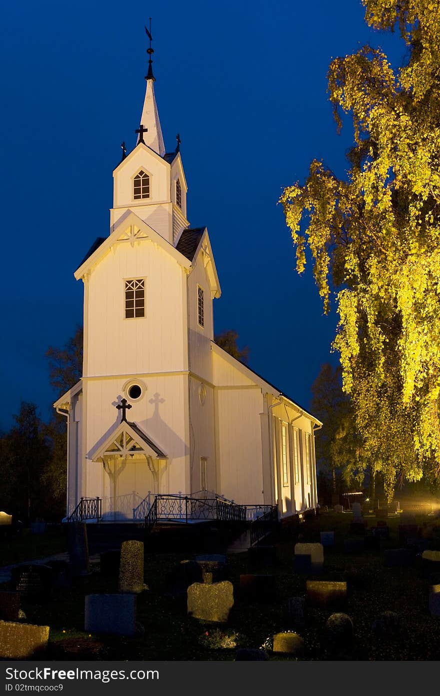 Church in Spal Garmo, Norway. Church in Spal Garmo, Norway