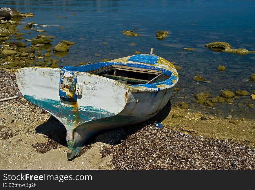 Old fishing boat