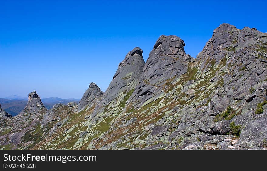 Mountain landscape. Siberian Natural Park Ergaki.