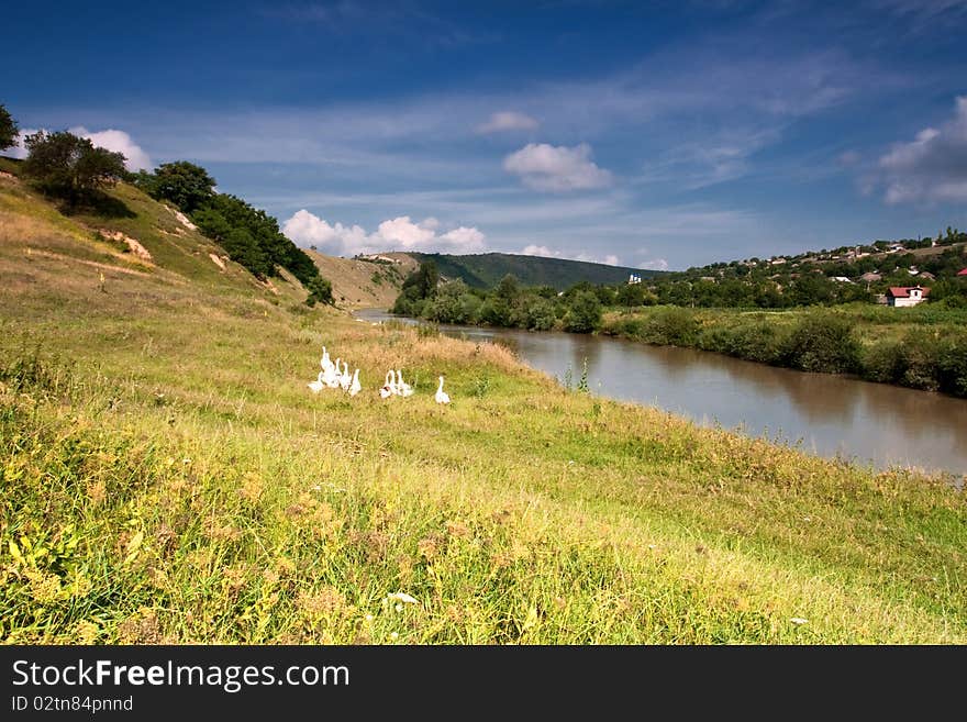 Landscape with river