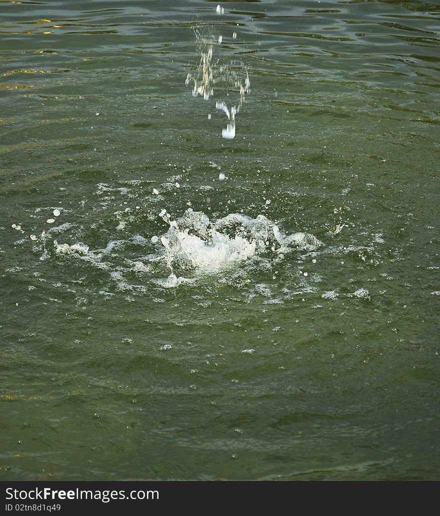 Falling water background