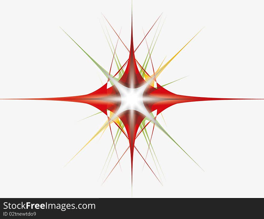 Fantastic futuristic star object or background