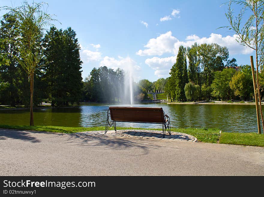 In the park