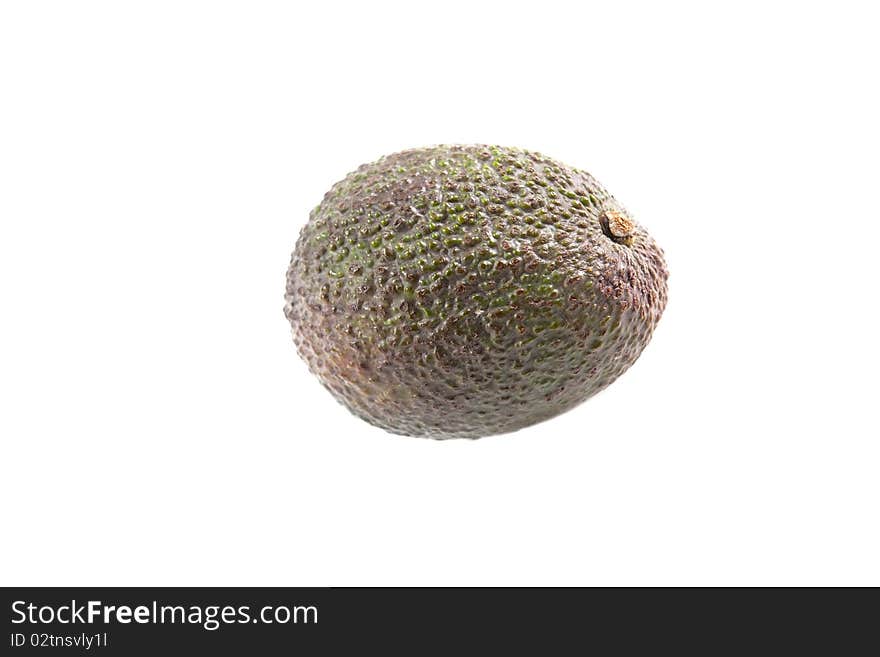 Avocado isolated on white background