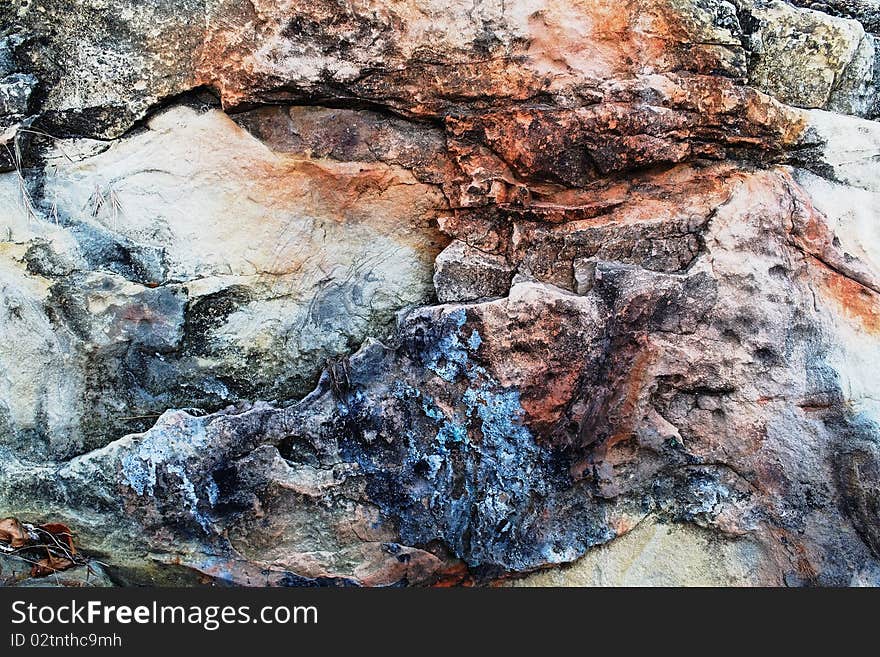 A sample of natural mountain rock texture. A sample of natural mountain rock texture