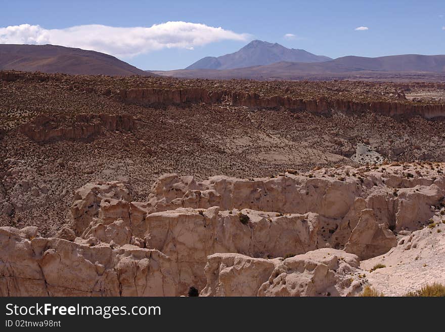 Canyon in the Eduardo Avaroa Andean Fauna National Reserve in Bolivia. Canyon in the Eduardo Avaroa Andean Fauna National Reserve in Bolivia.