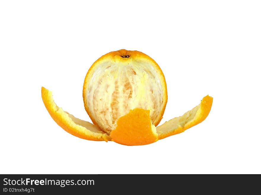 Peeled orange